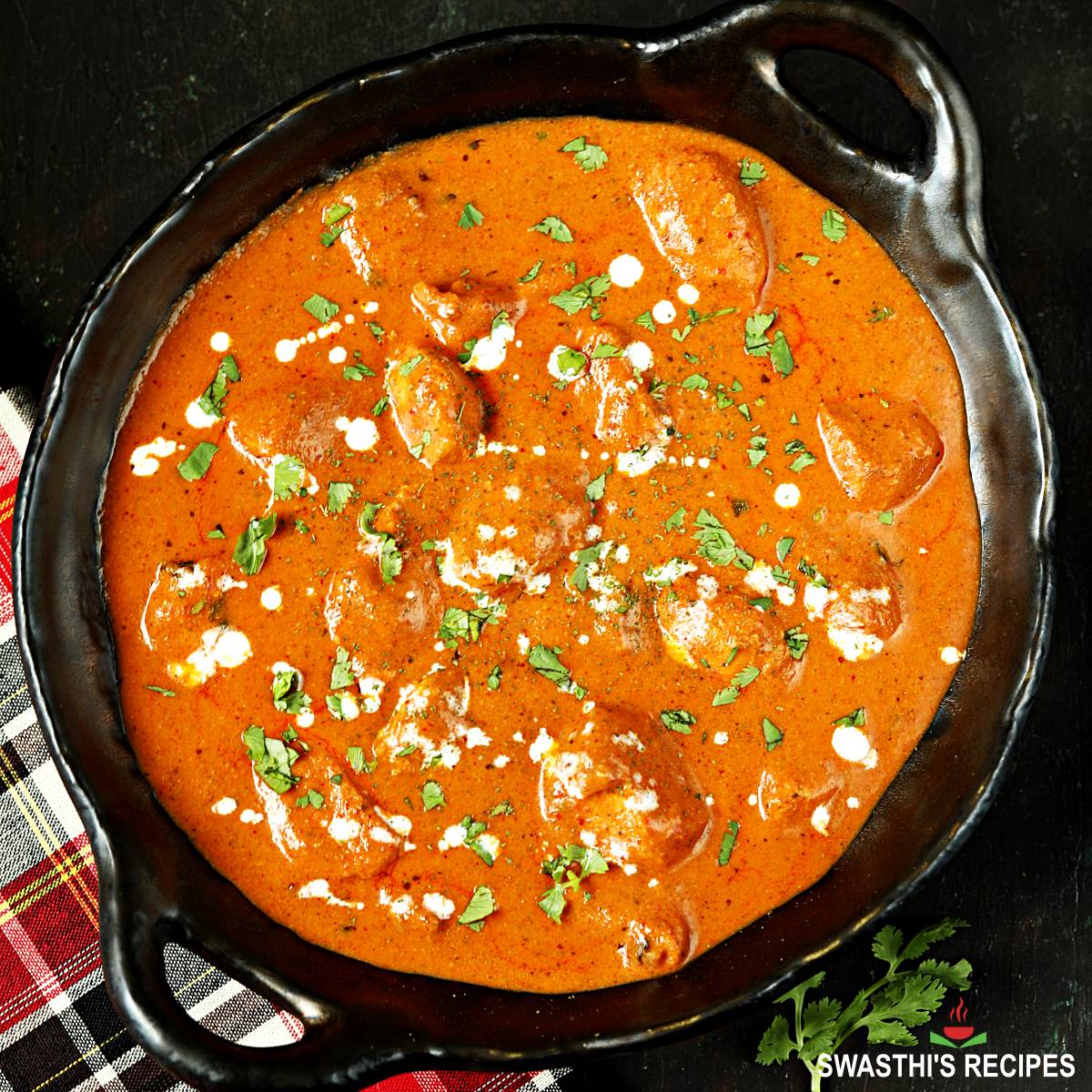 Butter Chicken at Lillooet Curry Lounge - Creamy tomato-based curry with tender chicken pieces